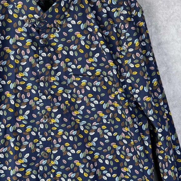 Paisley & Gray Slim Fit Mens Long Sleeve Button Down Shirt Size XL 18 - Picture 3 of 8